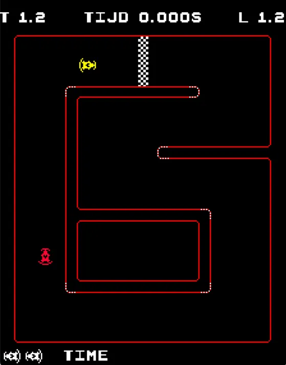 Screenshot van het C++ spel